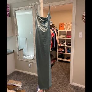 Lolita High Slit Satin Dress